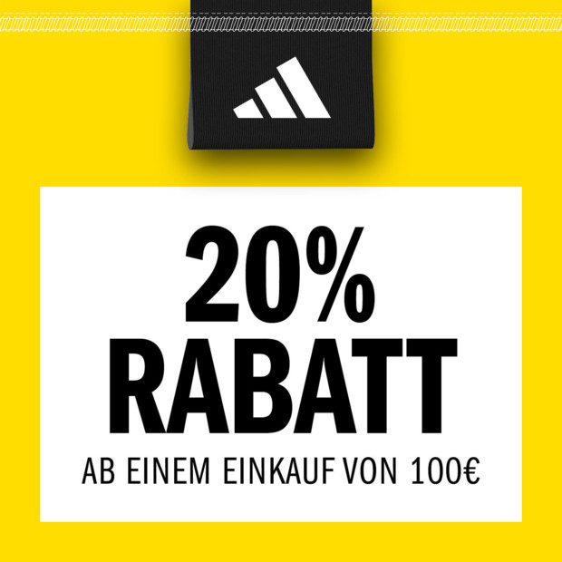 Adidas 20% zusätzlich ab 100€ Einkauf