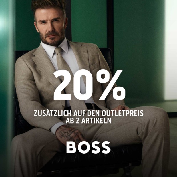 Boss 20% zusätzlich ab einem Einkauf von 2 Artikeln Final Sale