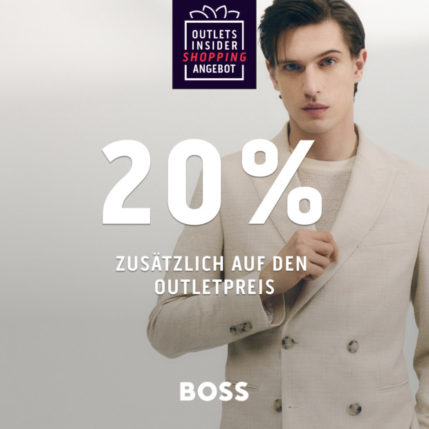 BOSS 20% zusätzlich auf den Outletpreis - OIS