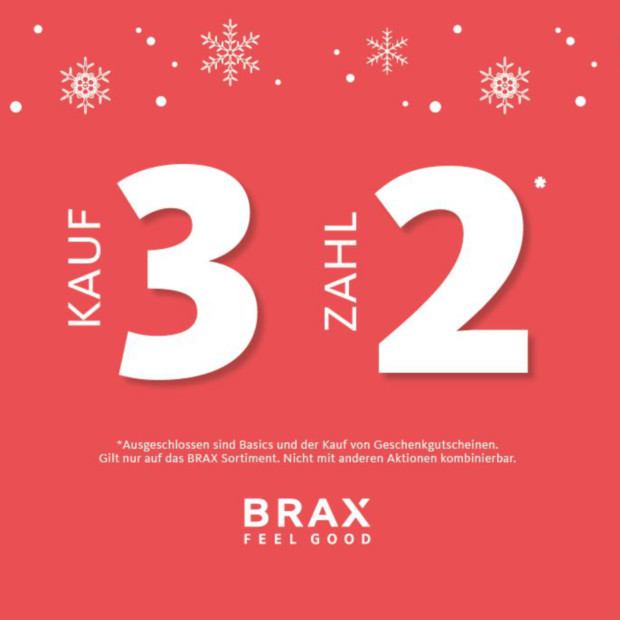 Brax 3 für 2 Aktion