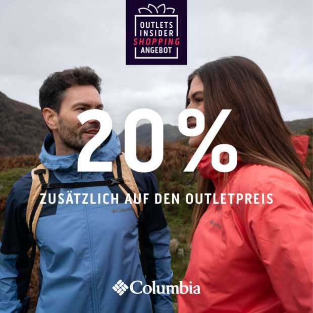 Columbia 20% zusätzlich auf den Outletpreis - OIS