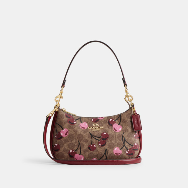 Teri Shoulder Bag mit Cherry Print