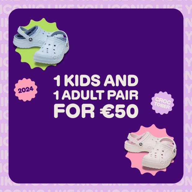 Crocs Croctober Aktion für 50€