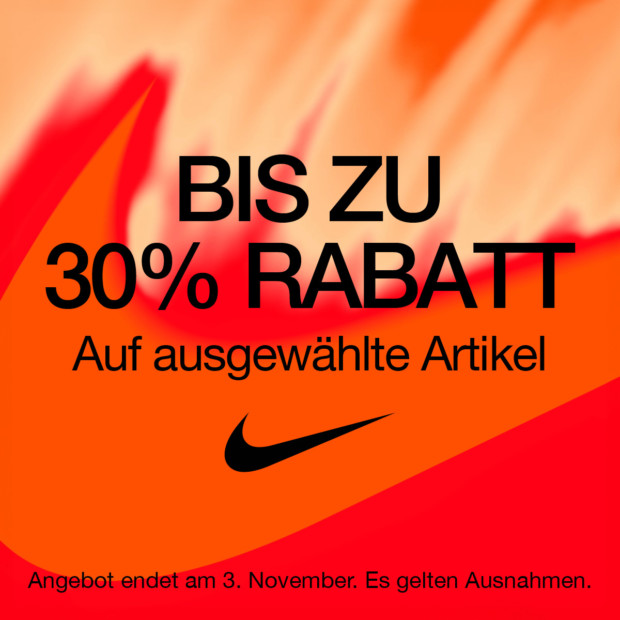 NIKE 30% auf ausgewählte Artikel - 2410