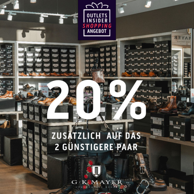 G.K. Mayer Shoes 20% auf das 2. günstigere Paar - OIS