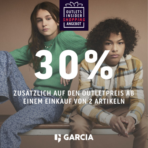 Garcia 30% zusätzlich ab 2 Artikeln - OIS