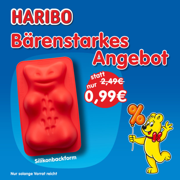 Haribo Silikonbackform