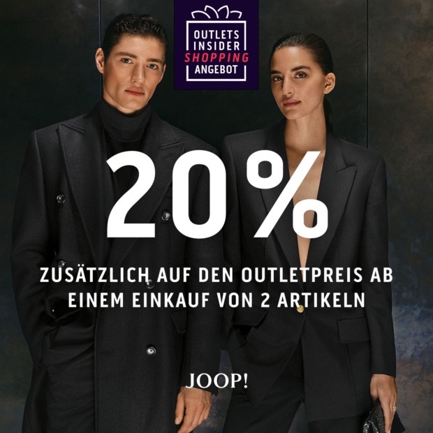 Joop 20% zusätzlich ab 2 Artikeln - OIS