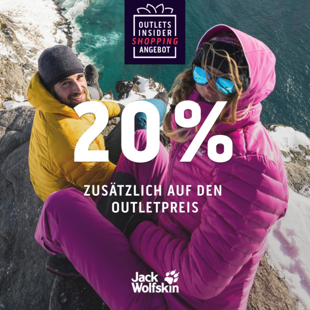 Jack Wolfskin 20% zusätzlich auf den Outletpreis - OIS