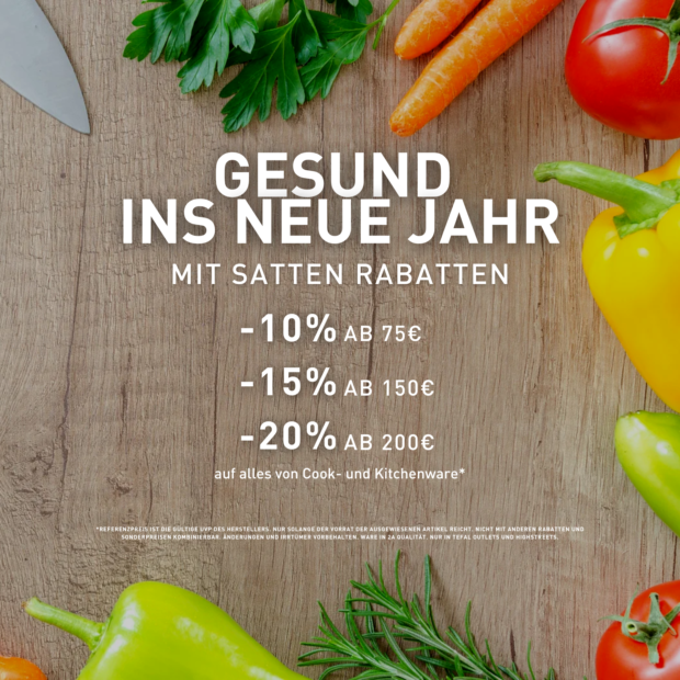 Tefal Monatsaktion Staffelrabatt Januar