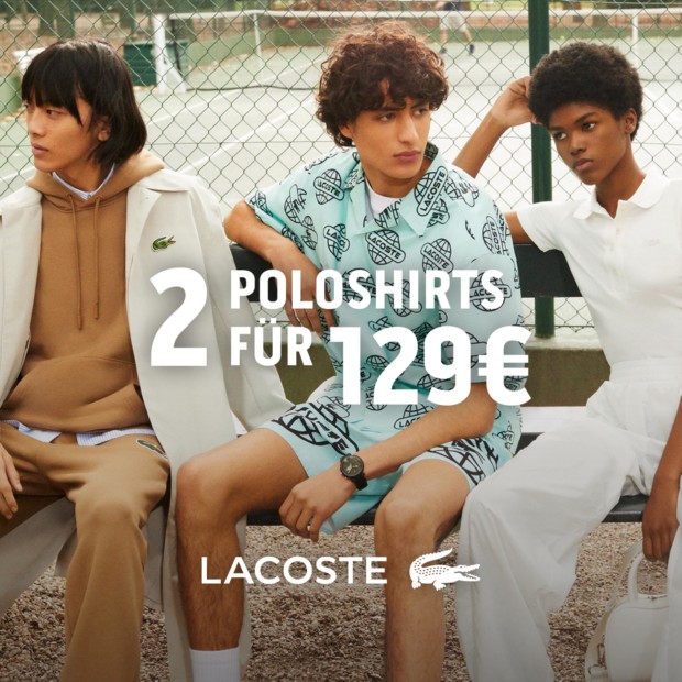 Lacoste 2 Poloshirts für 129€