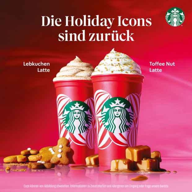 Starbucks DIE HOLIDAY ICONS SIND ZURÜCK