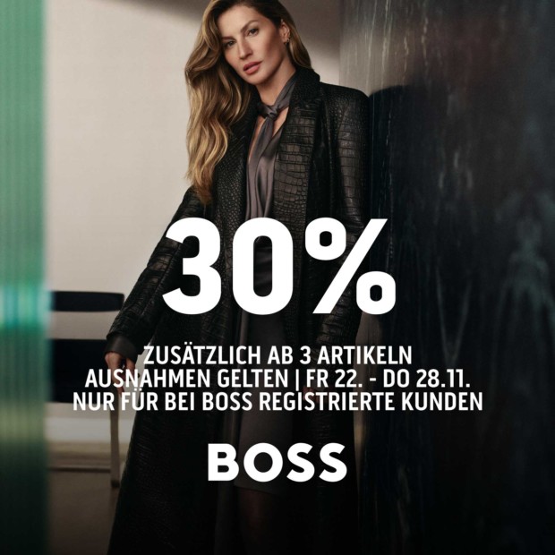 BOSS 30% ab 3 Artikeln nur registrierte Kunden - bw2411