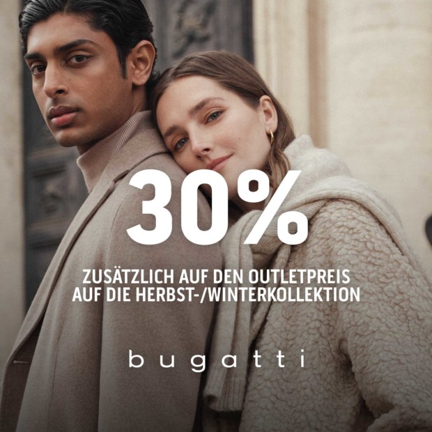 Bugatti 30% zusätzlich auf Herbst/Winter Kollektion