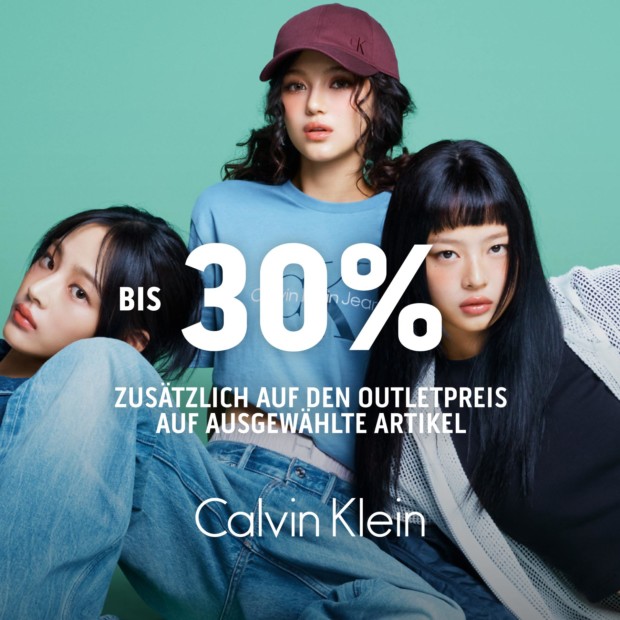 CALVIN KLEIN bis 30% auf ausgewählte Artikel - 2410