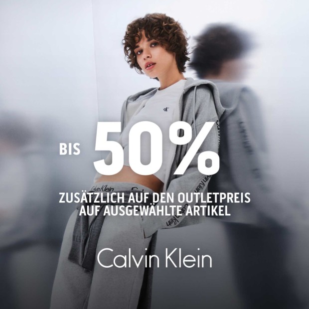 CALVIN KLEIN bis zu 50% zusätzlich auf ausgewählte Artikel