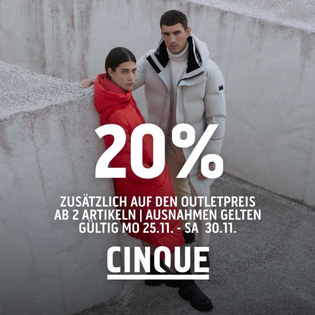 CINQUE 20% ab 2 Artikeln - bw2411