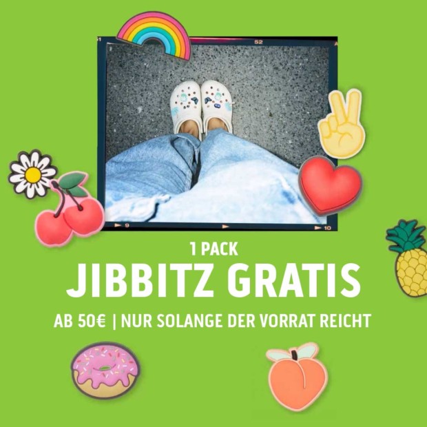 CROCS - Jibbitz ab 50€ gratis