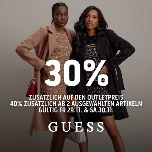 GUESS 20% auf ausgewählte Artikel - bw2411