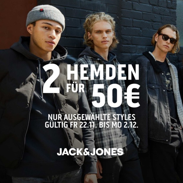 JACK & JONES 2 Hemden für 50€ - bw2411