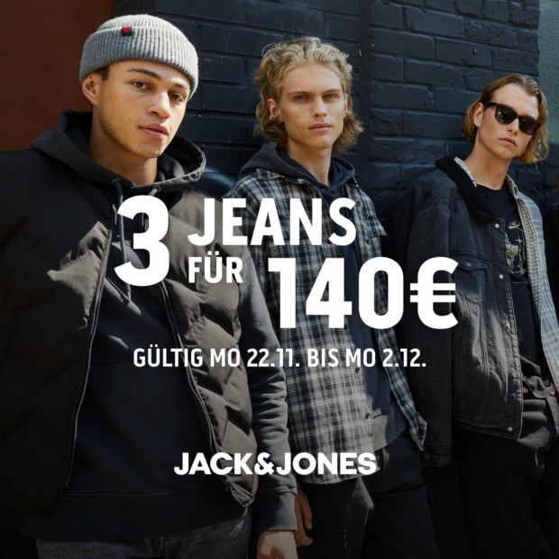 JACK & JONES 3 Jeans für 140€ - bw2411