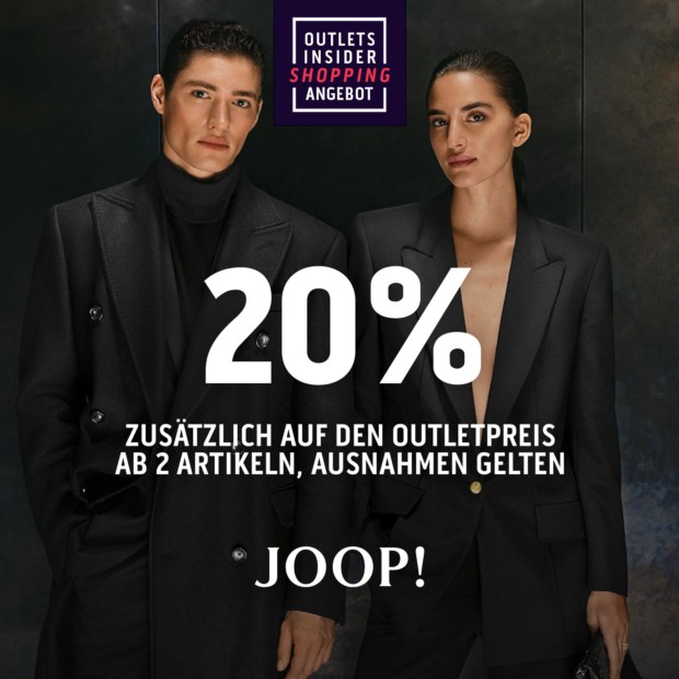 Joop 20% zusätzlich ab 2 Artikeln- OIS