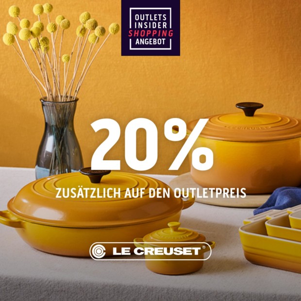 Le Creuset 20% zusätzlich - OIS