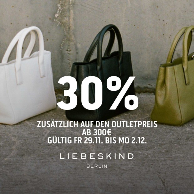 LIEBESKIND 30% ab 300€ - bw2411