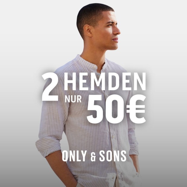 ONLY&SONS 2 Hemden für 50€