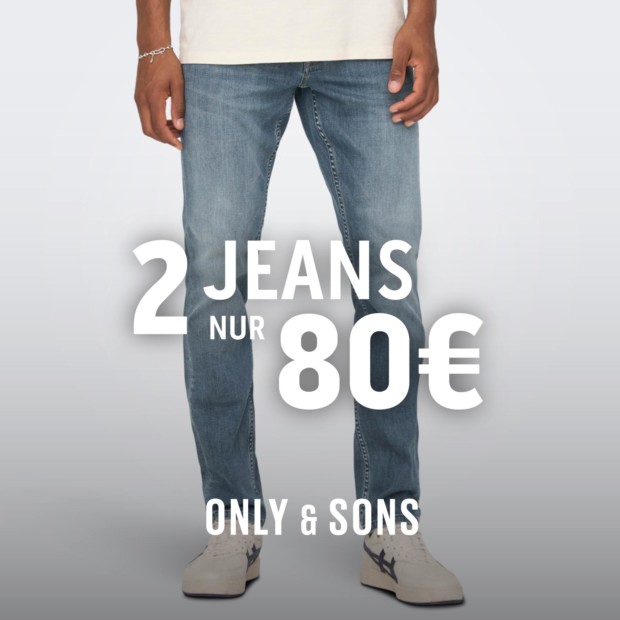 ONLY&SONS 2 Jeans für 80€