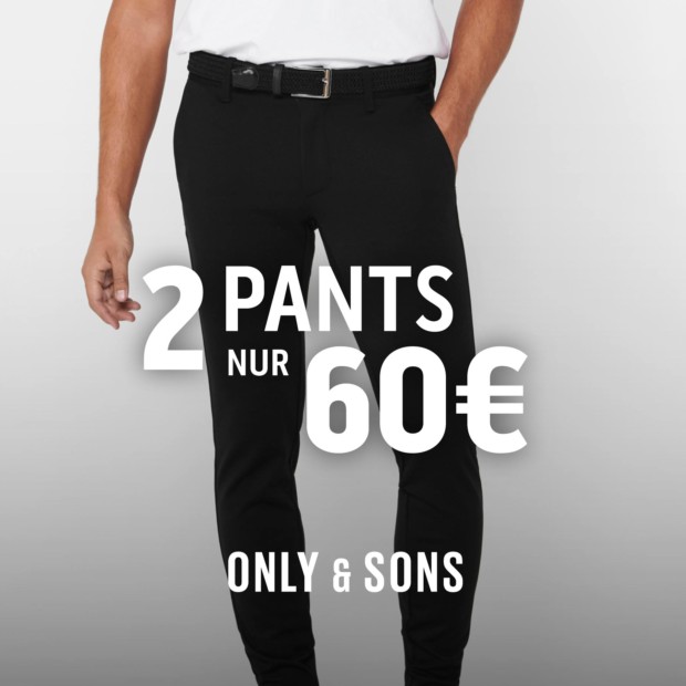 ONLY&SONS 2 Pants für 60€