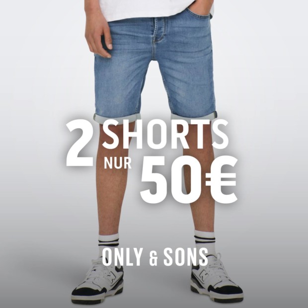 ONLY&SONS 2 Shorts für 50€