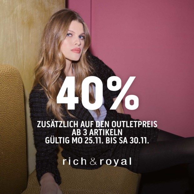 RICH&ROYAL 40% ab 3 Artikeln - bw2411