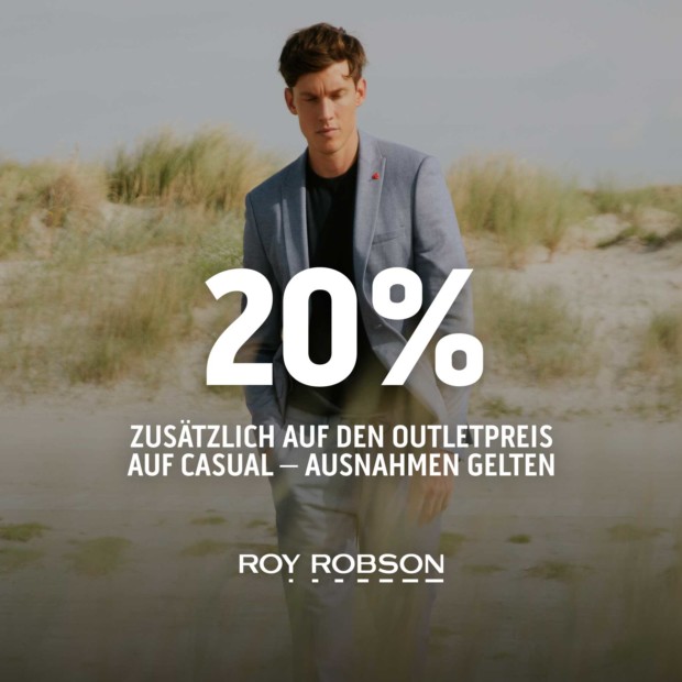 Roy Robson 20% zusätzlich auf Casual