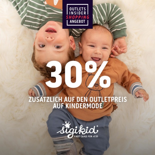 Sigikid 30% zusätzlich auf Kindermode - OIS