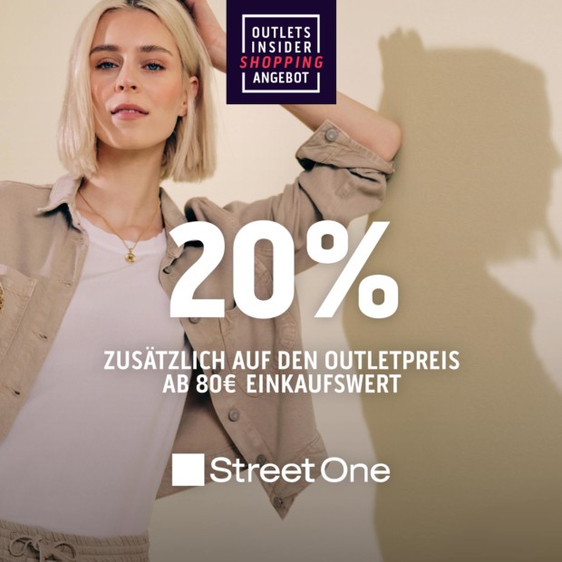 Street One 20% zusätzlich ab 80€ - OIS