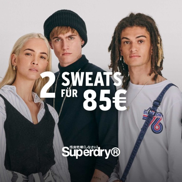 Superdry Sweats Aktion 2 für 85€