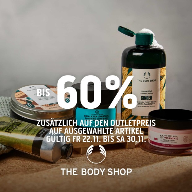 THE BODY SHOP bis 60% - bw2411