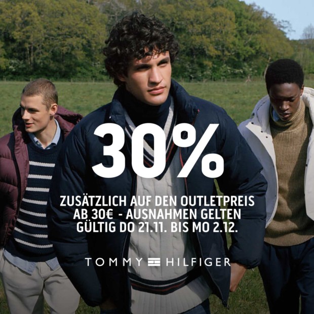 TOMMY HILFIGER 30% ab 30€ - bw2411