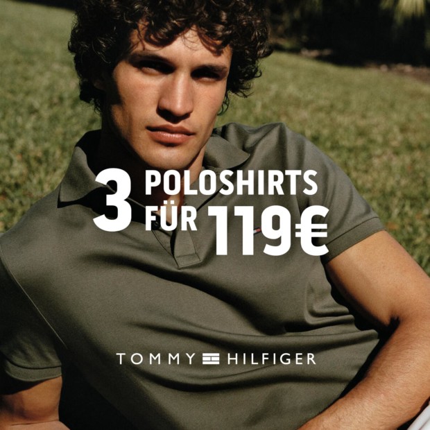 TOMMY HILFIGER 3 Polos für 119€ - 2410