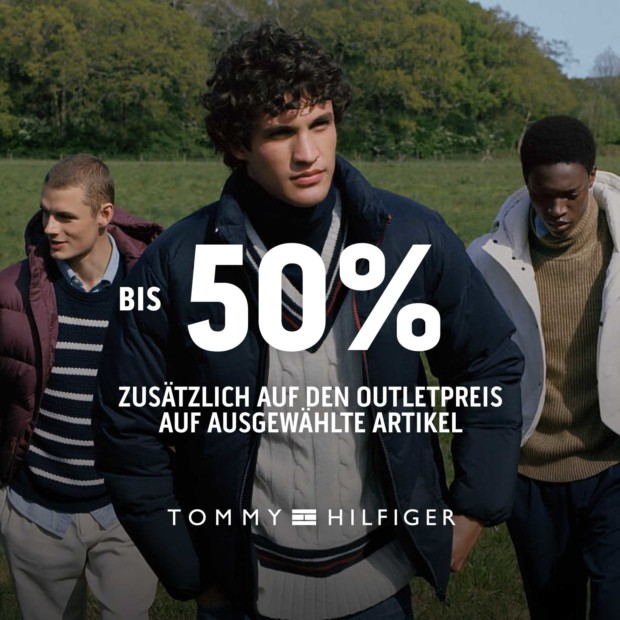 Tommy Hilfiger bis zu 50% zusätzlich auf ausgewählte Artikel