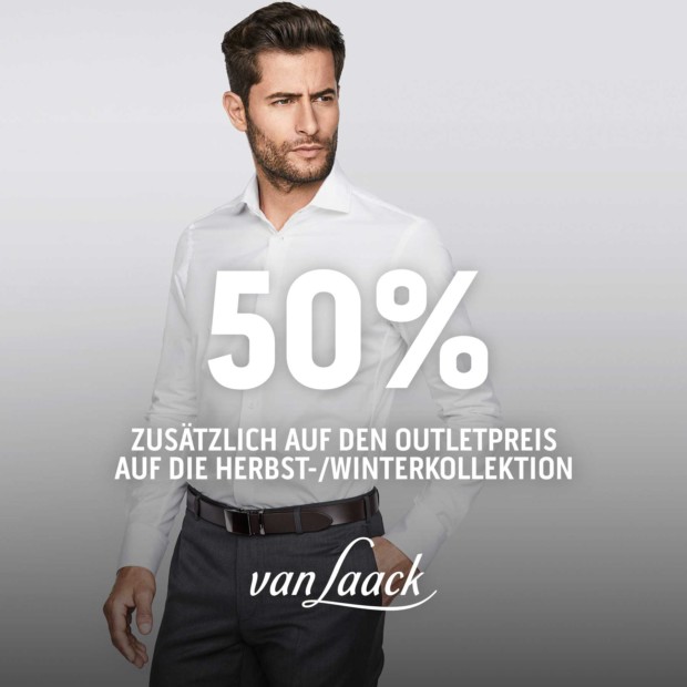 van Laack 50% auf Herbst-/Winter Kollektion